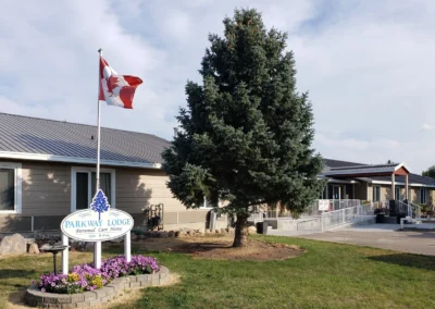 Parkway Lodge arial view